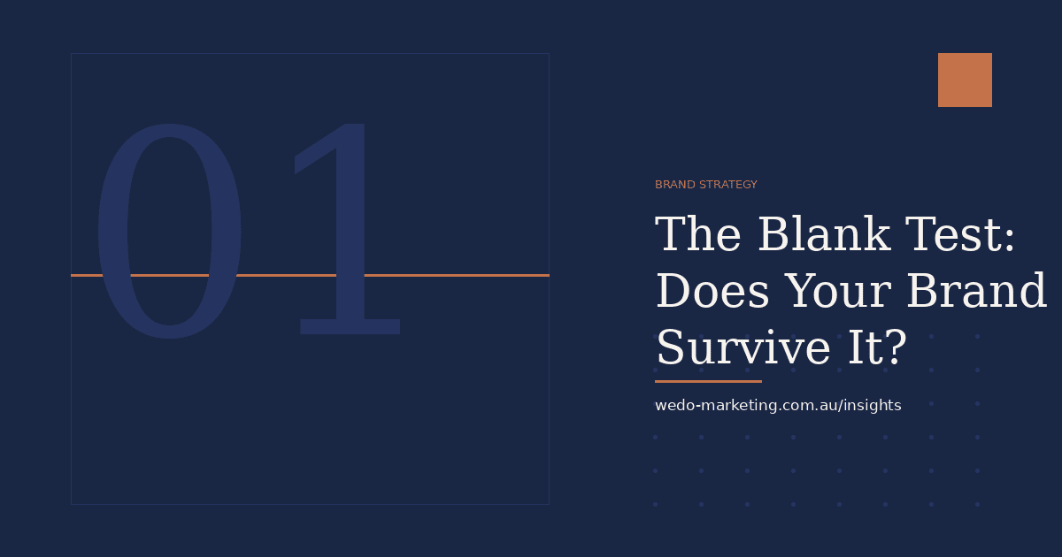 The Blank Test: Would Anyone Know That Content Is Yours?